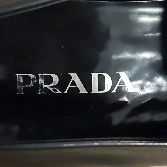 Prada Mens Black Leather slip on loafers US 13 UK 12 - Picture 5 of 5